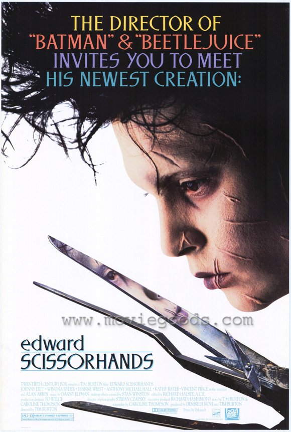 Смотреть фильм онлайн:Эдвард руки-ножницы / Edward Scissorhands